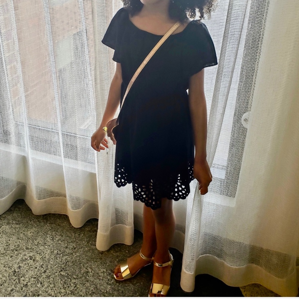 Shein black dress size 10 kids